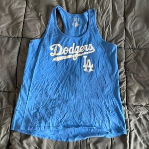 DODGERS womens racer back tank top